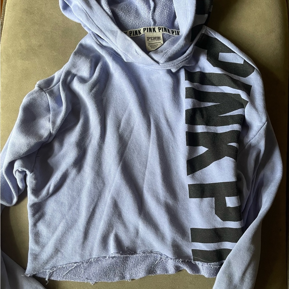 VS Pink Cropped Sweatshirt